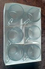6 Theeglazen, Huis en Inrichting, Keuken | Servies, Glas of Glazen, Gebruikt, Ophalen of Verzenden, Glas