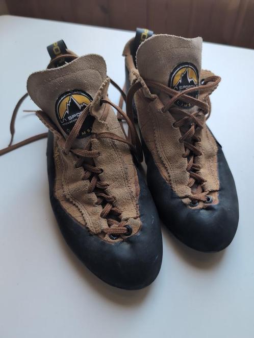 Klimschoenen La Sportiva Mythos maat 42 1/2, Sport en Fitness, Klimsport, Gebruikt, Klimsportschoenen, Ophalen of Verzenden