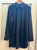 Plus basics blouse zwart kant maat 52, Kleding | Dames, Grote Maten, Verzenden, Zo goed als nieuw, Zwart, Blouse of Tuniek