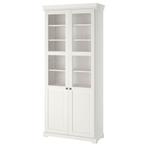 Mooie Ikea Liatorp vitrine kast, Huis en Inrichting, Kasten | Vitrinekasten, Ophalen, 200 cm of meer, 50 tot 100 cm, Zo goed als nieuw