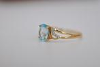 Vintage 9 karaat Aquamarijn, Vintage, Blauw, Vintage, Vintage