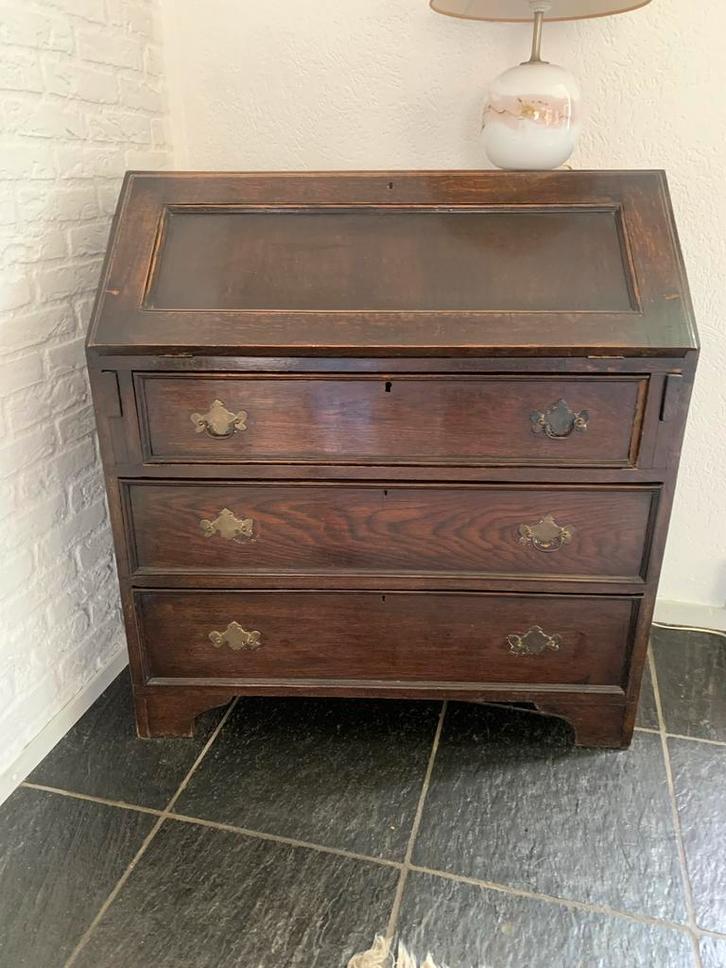 Antieke Secretaire met Laden, Antiek en Kunst, Antiek | Meubels | Kasten, Ophalen