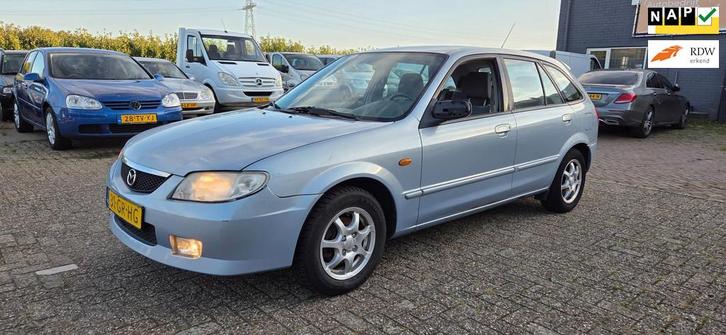Mazda 323 Fastbreak 1.6 i Exclusive NAP Airco weinig km, Auto's, Mazda, Bedrijf, Te koop, ABS, Airbags, Airconditioning, Centrale vergrendeling