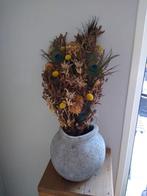 Toef met pauwenveren, Huis en Inrichting, Woonaccessoires | Droogbloemen, Ophalen of Verzenden, Zo goed als nieuw