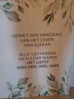 Plaat voor bruiloft, Ophalen of Verzenden, Zo goed als nieuw