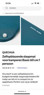 Slaap mat quechua 1 persoons 2 stuks, Ophalen of Verzenden