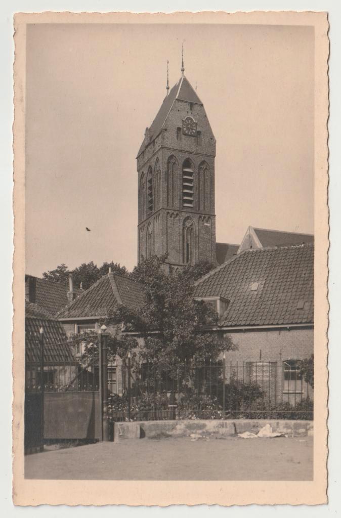 Oudewater - Toren * fotokaart, Verzamelen, Ansichtkaarten | Nederland, Ongelopen, Utrecht, 1920 tot 1940, Ophalen of Verzenden
