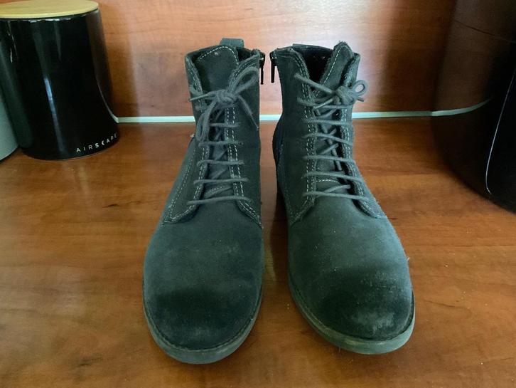 Longo enkellaarsjes met veters en rits maat 42/ 8, Kleding | Dames, Schoenen, Gedragen, Lage of Enkellaarzen, Ophalen of Verzenden