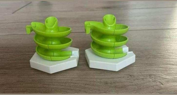 Gravitrax Spiraal Glijbanen (2x), Kinderen en Baby's, Speelgoed | Bouwstenen, Zo goed als nieuw, Overige merken, Ophalen of Verzenden