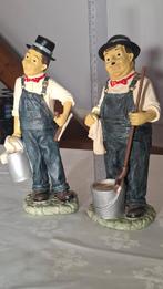 Laurel en Hardy, schoonmaken, Verzamelen, Beelden en Beeldjes, Ophalen of Verzenden, Zo goed als nieuw, Mens