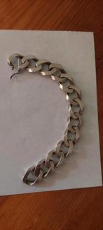Massieve zilveren gourmet armband, Sieraden, Tassen en Uiterlijk, Armbanden, Verzenden, Gebruikt, Zilver, Zilver