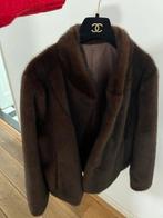 Faux Mink Fur Coat size M Faux bontjas mink maat M, Ophalen, Zo goed als nieuw, Maat 38/40 (M), Bruin
