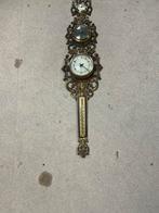 Antieke Wandklok met Thermometer en Barometer, Ophalen