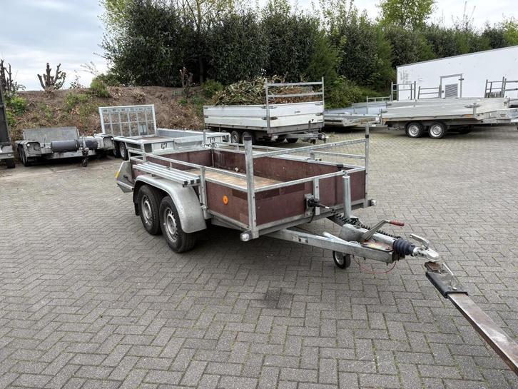 Anssems Bakwagen 300x130 cm 2000 kg bj 2000 aanhanger, Auto diversen, Aanhangers en Bagagewagens, Gebruikt