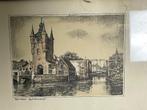 Zierikzee - Zuid Havenhoofd, Litho van Paul van Alff, Antiek en Kunst, Kunst | Litho's en Zeefdrukken, Ophalen of Verzenden