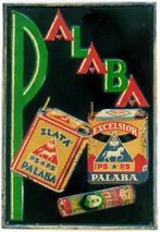 Reclameplaat PALABA - ca 1920, Verzamelen, Ophalen of Verzenden, Gebruikt, Reclamebord
