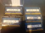 Sodimm ramm ddr 3 pc3l 2 gb  5 stuks, Computers en Software, RAM geheugen, Ophalen of Verzenden, Zo goed als nieuw, DDR3, Laptop