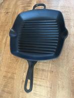 BK Gietijzeren grillpan, Huis en Inrichting, Keuken | Potten en Pannen, Ophalen, Zo goed als nieuw, Gietijzer, Kookpan of Snelkookpan