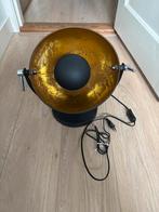 Lamp zwart goud staal, Ophalen, Zo goed als nieuw, Metaal