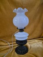 Antieke olielamp, elektrisch gemaakt, Antiek en Kunst, Antiek | Lampen, Ophalen