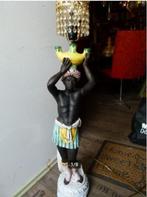 vintage - antieke Moorish vloerlamp Blackamoor, Ophalen