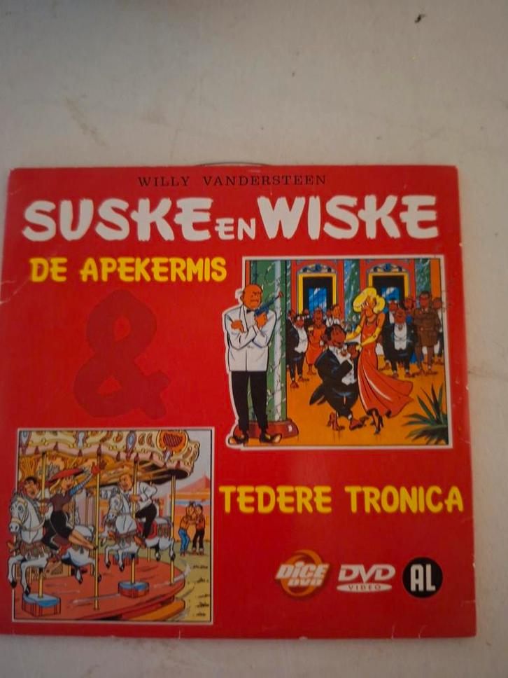 Suske en Wiske - De Apekermis & Tedere Tronica DVD, Cd's en Dvd's, Dvd's | Tv en Series, Zo goed als nieuw, Actie en Avontuur