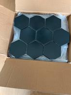 Zwarte Hexagon Tegels - 1,5 m2 moet weg, Nieuw, Ophalen of Verzenden, Minder dan 20 cm, Minder dan 5 m²