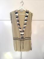 ICONIQUE zandkleur blouse tuniek nieuw 36 CHCS, Kleding | Dames, Blouses en Tunieken, Iconique, Beige, Nieuw, Ophalen of Verzenden