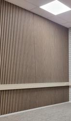 Lattenwand akoestische wand panelen warm noten 300 cm, Stoer Invest, Nieuw, Ophalen of Verzenden, Vogelenzangseweg 23C-07