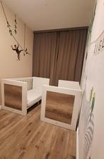 2 ledikanten, Kinderen en Baby's, Kinderkamer | Bedden, Ophalen, Gebruikt, 70 tot 85 cm, 140 tot 160 cm
