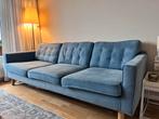 Blauwe Lifestyle bank - 230cm breed, Ophalen, Gebruikt, Driepersoons, 75 tot 100 cm