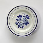 Gien Ceres etagère presenteer schaal op voet faience blauw