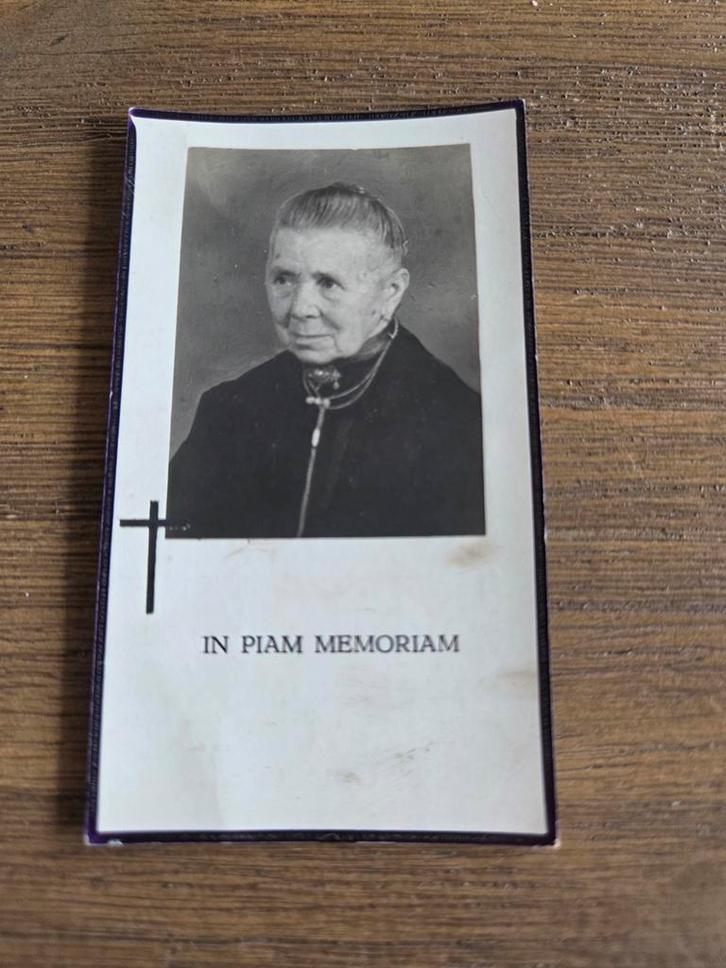 Bidprentje Emma Claeys - 1941, Verzamelen, Bidprentjes en Rouwkaarten, Ophalen of Verzenden