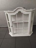 Vintage brocante hangkastje met slot en sleutel, Huis en Inrichting, Kasten | Vitrinekasten, Vintage, Minder dan 25 cm, Minder dan 100 cm