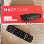 MAG 522 w3, verbeterde WIFI, LINUX IPTV BOX, in nieuw staat., Ophalen of Verzenden, Zo goed als nieuw, USB 2, Zonder harde schijf