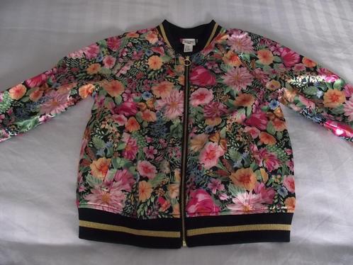 nieuw satijn bloemen zomerjas bomberjas A. McKay 158 12-13 j, Kinderen en Baby's, Kinderkleding | Maat 158, Nieuw, Meisje, Jas