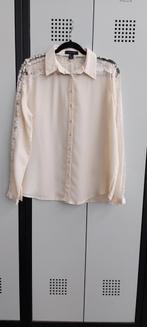 Crèmekleurige blouse met kant maat 44, Atmosphere, Overige kleuren, Maat 42/44 (L), Ophalen of Verzenden