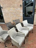 6 eetkamer stoelen op wielen gebruikt, Huis en Inrichting, Stoelen, Ophalen, Gebruikt, Vijf, Zes of meer stoelen