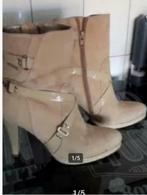 Zgan beige enkellaarsjes, Ophalen of Verzenden, Nieuw, Blauw