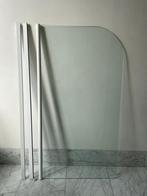 Badscherm glas zware kwaliteit GRATIS!, Huis en Inrichting, Badkamer | Badkamermeubels, 50 tot 100 cm, Minder dan 100 cm, Overige typen