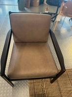 Showmodel Ethnicraft fauteuil mahoniehout met leren kussen
