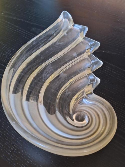 Glazen Schelp Decoratie, Antiek en Kunst, Antiek | Glas en Kristal, Ophalen of Verzenden