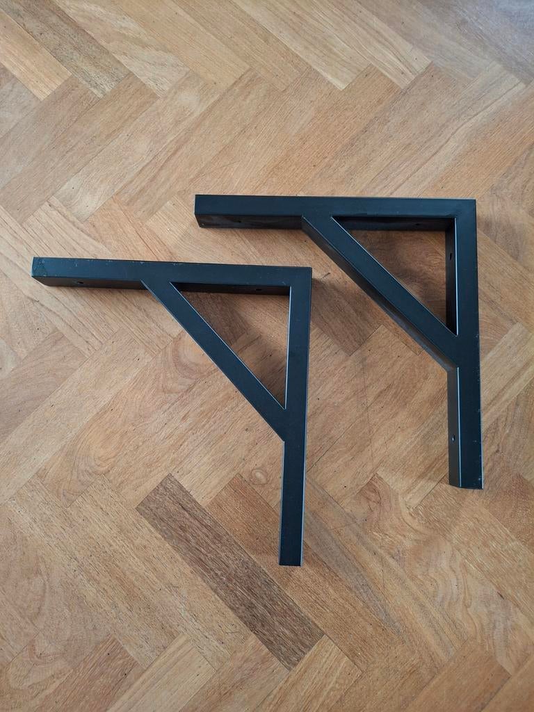 Plankhouders voor grote planken, mat zwart, Ophalen of Verzenden