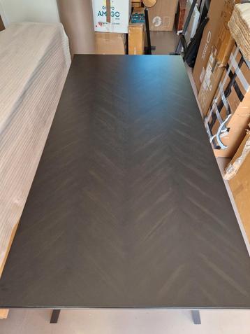 Eettafel Zuiver Seth zwart 180x90 nieuw! beschikbaar voor biedingen