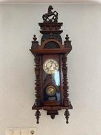 Antieke regulateur klok van Junghans met slinger, Antiek en Kunst, Ophalen of Verzenden
