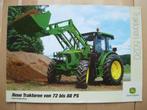 John Deere 5020 Tractor Trekker Brochure 2003 5620 5720 5820, Ophalen, Folder, Zo goed als nieuw, John Deere