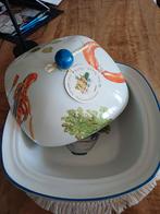 Alie Kruse Kolk Hollandsbont Schaal met Deksel, Huis en Inrichting, Keuken | Servies, Nieuw, Ophalen of Verzenden, Schaal of Schalen