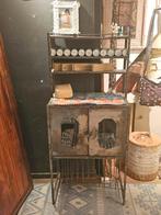 Indiase Marktkar Streetfood Kast, Gebruikt, 100 tot 150 cm, Metaal, Industrieel