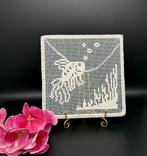 Vintage gehaakte raamhanger met vis - D7, Ophalen of Verzenden