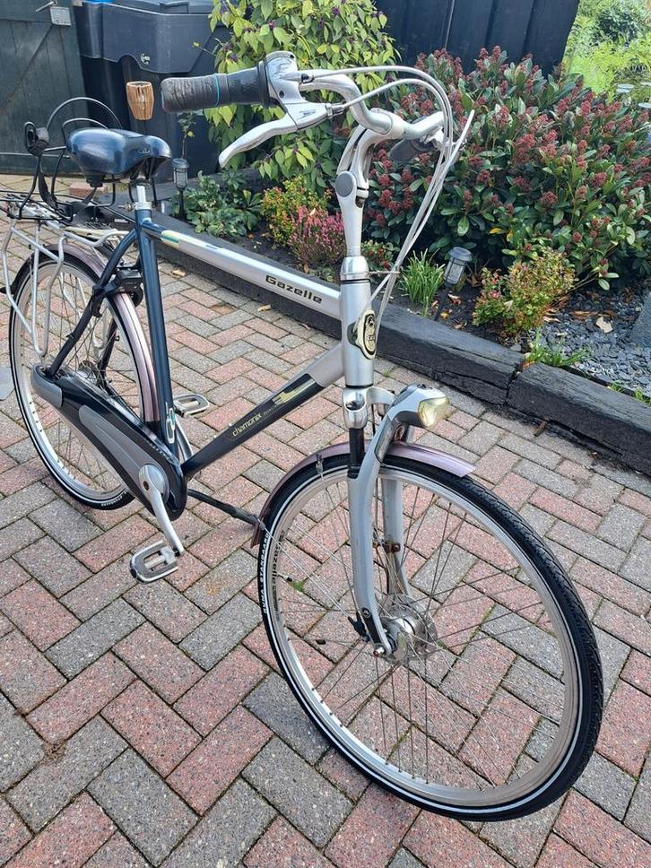Gazelle herenfiets grote maat 61 cm, Fietsen en Brommers, Fietsen | Heren | Sportfietsen en Toerfietsen, Gebruikt, Gazelle, Minder dan 10 versnellingen
